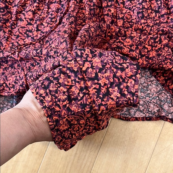 Free People Bohemian Jumpsuit Purple and Orange size Large - Picture 5 of 11